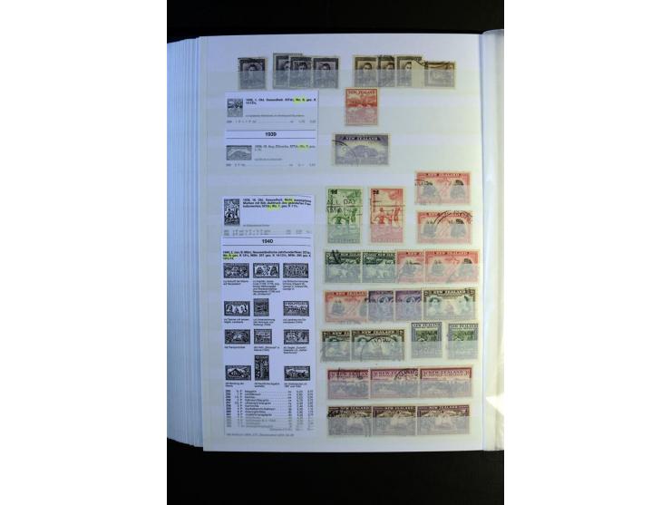 1855/1955, sehr schöne ungebrauchte und gestempelte Sammlung, dabei u.a. Cook-Inseln Mi.-Nr. 4 gestempelt, Fidschi Mi.-Nr. 3,
