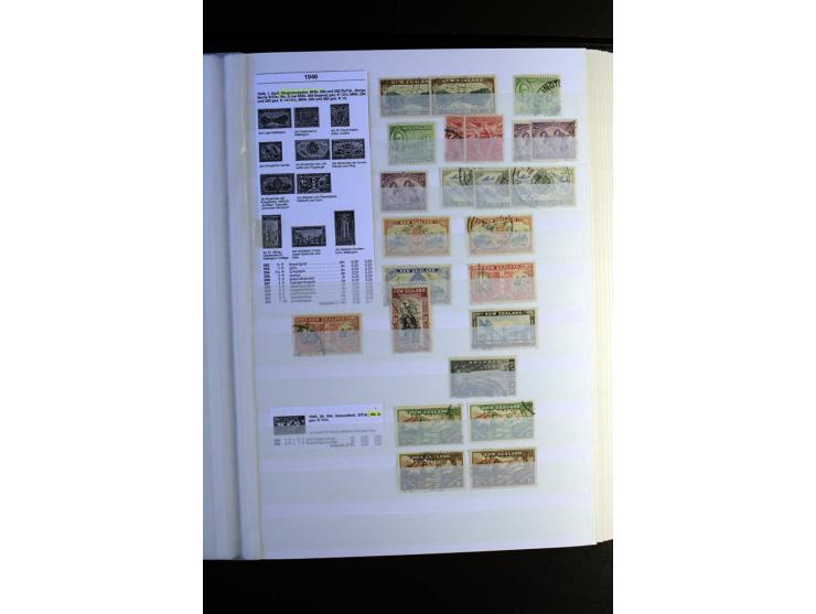 1855/1955, sehr schöne ungebrauchte und gestempelte Sammlung, dabei u.a. Cook-Inseln Mi.-Nr. 4 gestempelt, Fidschi Mi.-Nr. 3,