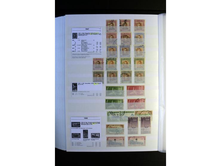 1855/1955, sehr schöne ungebrauchte und gestempelte Sammlung, dabei u.a. Cook-Inseln Mi.-Nr. 4 gestempelt, Fidschi Mi.-Nr. 3,