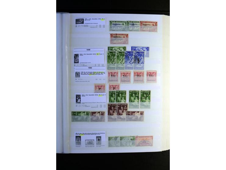 1855/1955, sehr schöne ungebrauchte und gestempelte Sammlung, dabei u.a. Cook-Inseln Mi.-Nr. 4 gestempelt, Fidschi Mi.-Nr. 3,