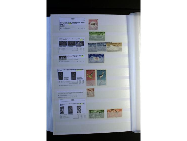 1855/1955, sehr schöne ungebrauchte und gestempelte Sammlung, dabei u.a. Cook-Inseln Mi.-Nr. 4 gestempelt, Fidschi Mi.-Nr. 3,