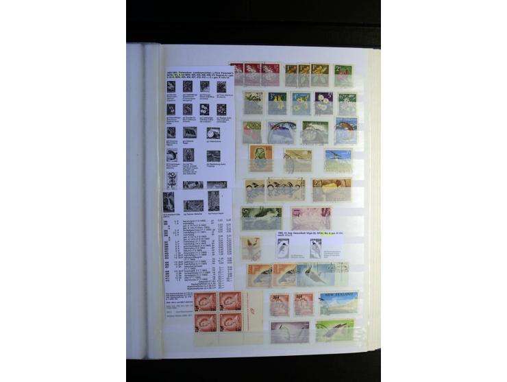 1855/1955, sehr schöne ungebrauchte und gestempelte Sammlung, dabei u.a. Cook-Inseln Mi.-Nr. 4 gestempelt, Fidschi Mi.-Nr. 3,
