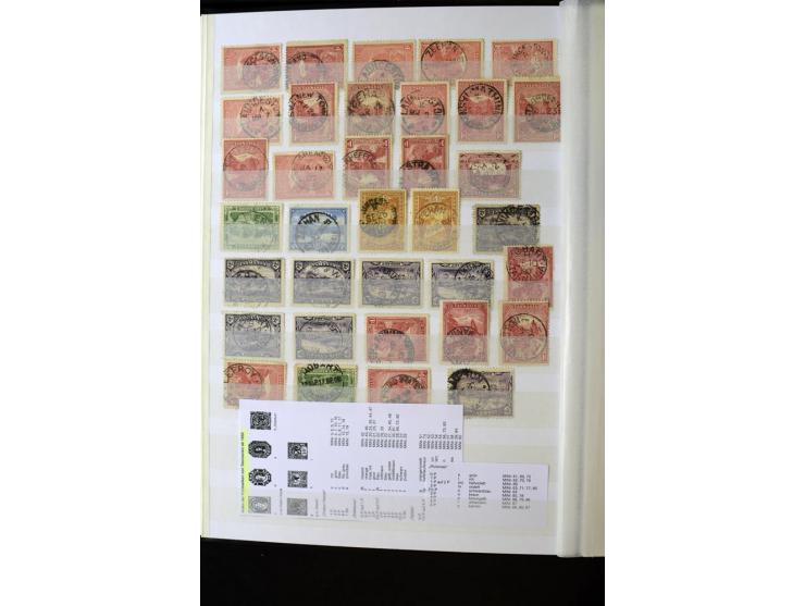 1850/1950 (ca.), ganz überwiegend gestempelter Sammlungsbestand in 2 Steckalben; einige tausend Werte mit vielen besseren, te