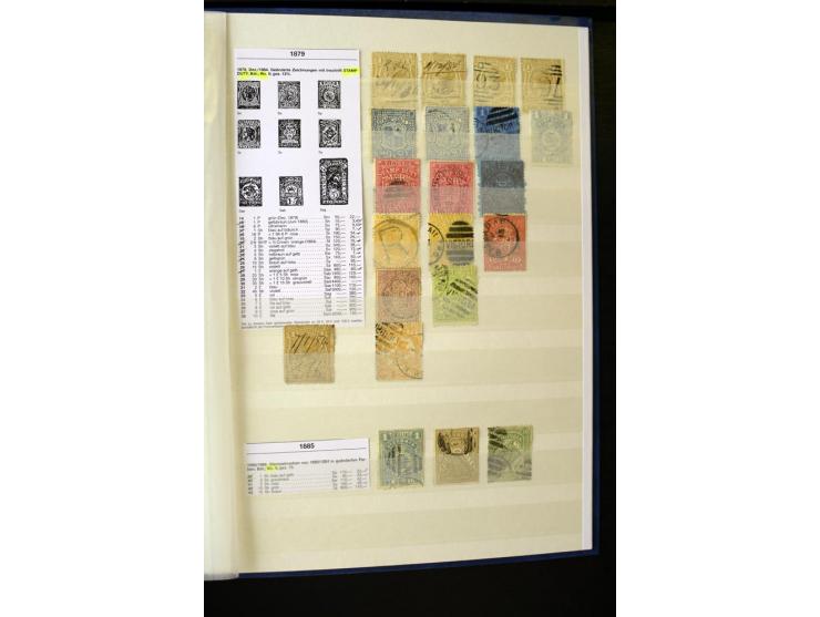 1850/1950 (ca.), ganz überwiegend gestempelter Sammlungsbestand in 2 Steckalben; einige tausend Werte mit vielen besseren, te