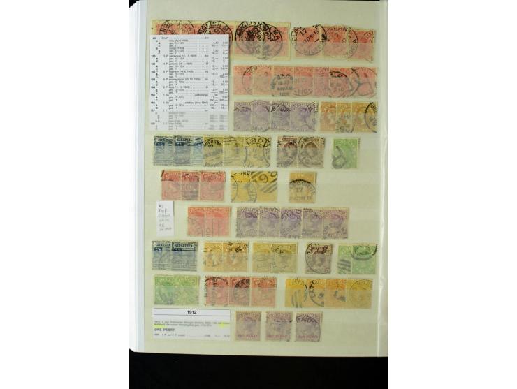 1850/1950 (ca.), ganz überwiegend gestempelter Sammlungsbestand in 2 Steckalben; einige tausend Werte mit vielen besseren, te