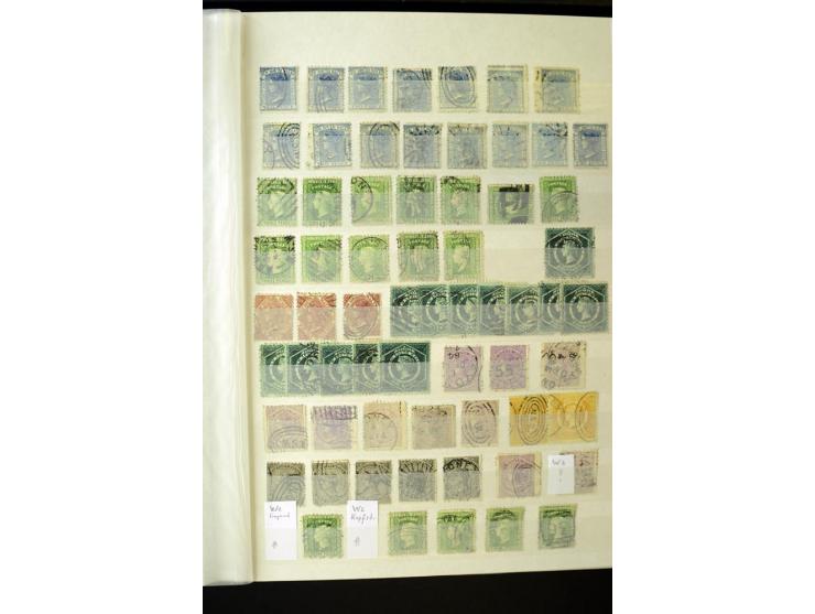 1850/1950 (ca.), ganz überwiegend gestempelter Sammlungsbestand in 2 Steckalben; einige tausend Werte mit vielen besseren, te