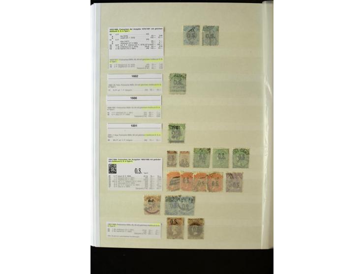 1850/1950 (ca.), ganz überwiegend gestempelter Sammlungsbestand in 2 Steckalben; einige tausend Werte mit vielen besseren, te