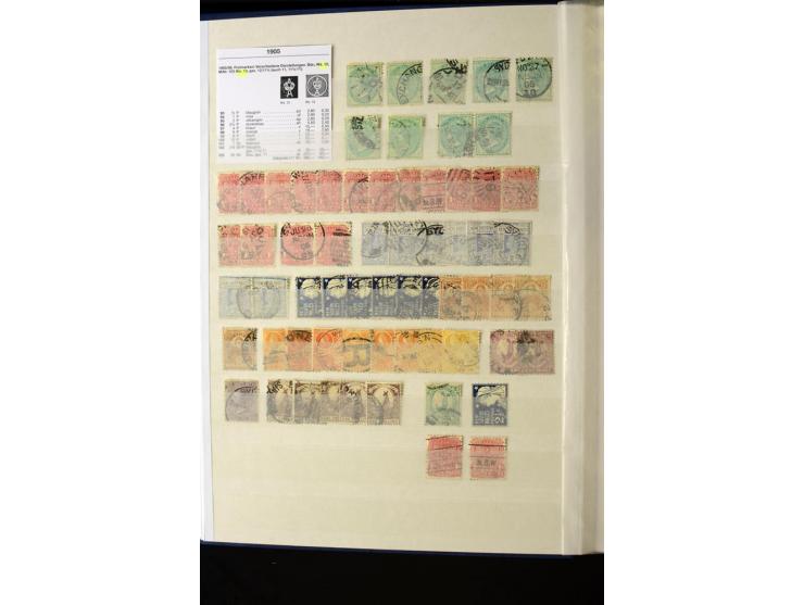 1850/1950 (ca.), ganz überwiegend gestempelter Sammlungsbestand in 2 Steckalben; einige tausend Werte mit vielen besseren, te