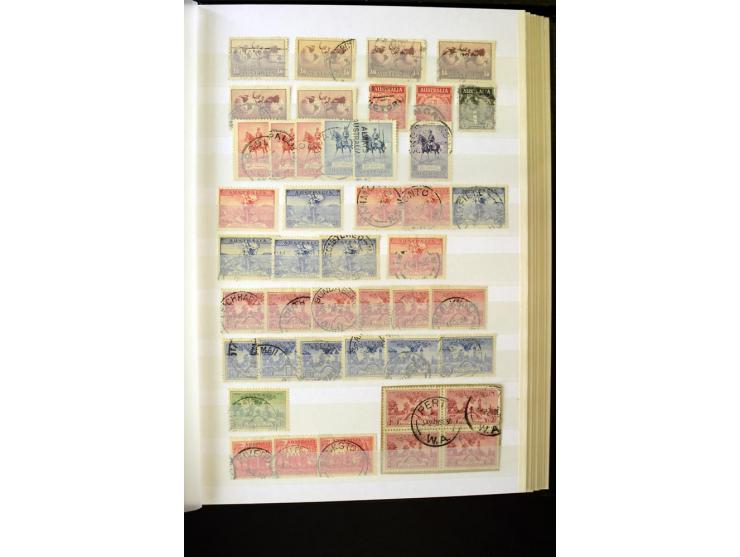 1850/1950 (ca.), ganz überwiegend gestempelter Sammlungsbestand in 2 Steckalben; einige tausend Werte mit vielen besseren, te