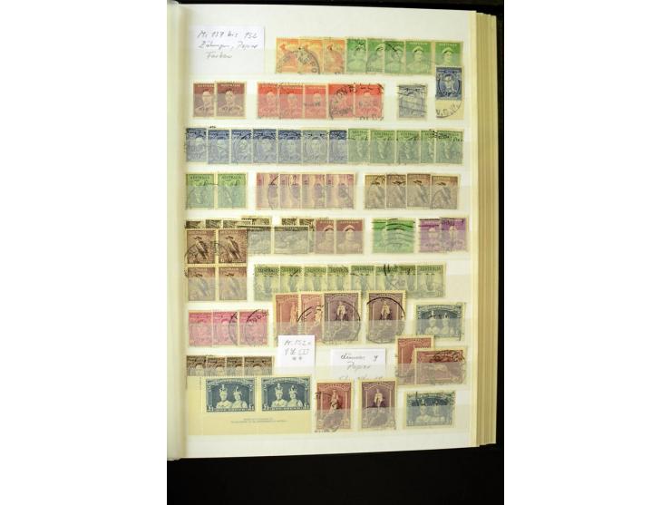 1850/1950 (ca.), ganz überwiegend gestempelter Sammlungsbestand in 2 Steckalben; einige tausend Werte mit vielen besseren, te