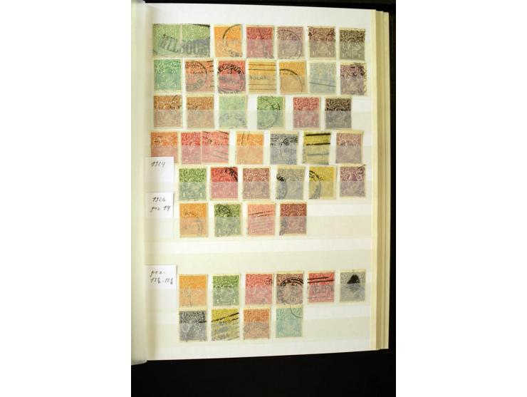 1850/1950 (ca.), ganz überwiegend gestempelter Sammlungsbestand in 2 Steckalben; einige tausend Werte mit vielen besseren, te