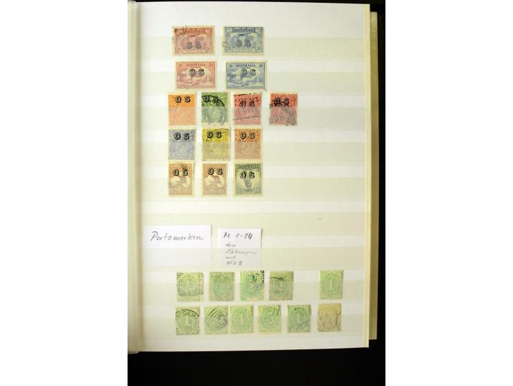 1850/1950 (ca.), ganz überwiegend gestempelter Sammlungsbestand in 2 Steckalben; einige tausend Werte mit vielen besseren, te