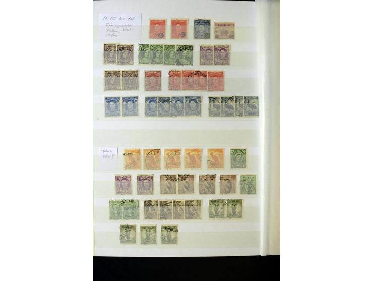 1850/1950 (ca.), ganz überwiegend gestempelter Sammlungsbestand in 2 Steckalben; einige tausend Werte mit vielen besseren, te