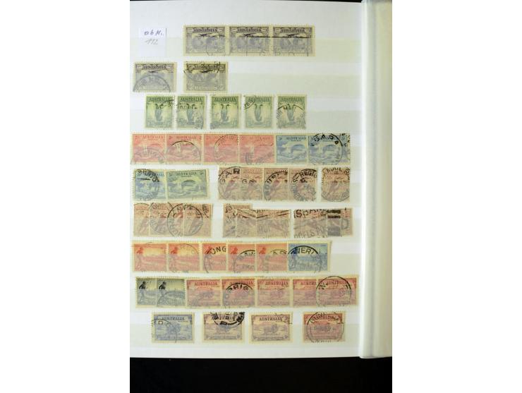 1850/1950 (ca.), ganz überwiegend gestempelter Sammlungsbestand in 2 Steckalben; einige tausend Werte mit vielen besseren, te