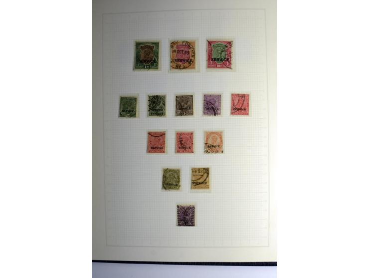 1854/1944, gestempelte (ganz wenig ungebrauchte) Sammlung mit einer Reihe von teils interessanten Briefen und Ganzsachen; dab