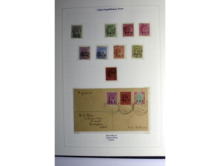 1854/1944, gestempelte (ganz wenig ungebrauchte) Sammlung mit einer Reihe von teils interessanten Briefen und Ganzsachen; dab