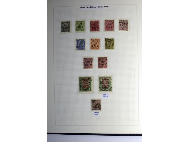 1854/1944, gestempelte (ganz wenig ungebrauchte) Sammlung mit einer Reihe von teils interessanten Briefen und Ganzsachen; dab