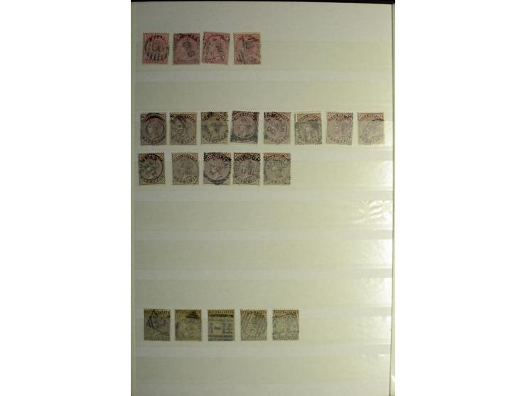 1854/1944, gestempelte (ganz wenig ungebrauchte) Sammlung mit einer Reihe von teils interessanten Briefen und Ganzsachen; dab