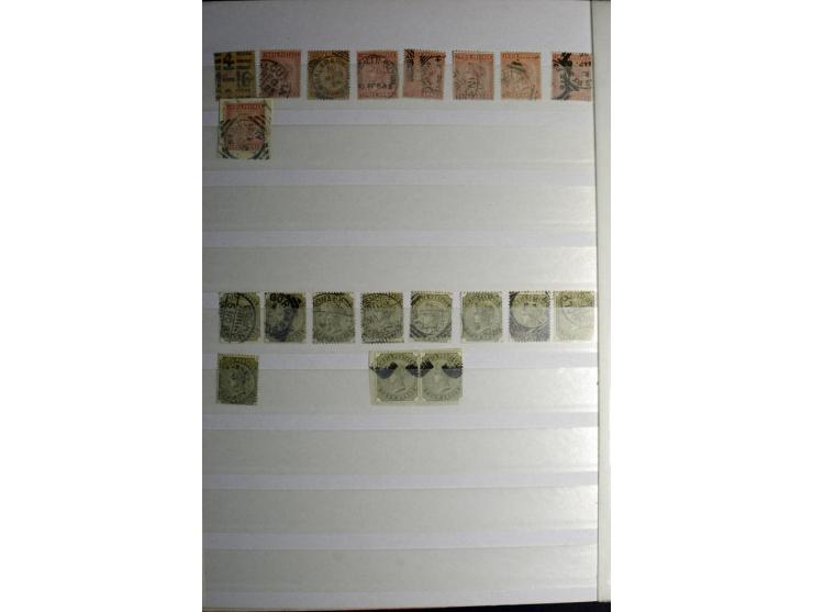 1854/1944, gestempelte (ganz wenig ungebrauchte) Sammlung mit einer Reihe von teils interessanten Briefen und Ganzsachen; dab