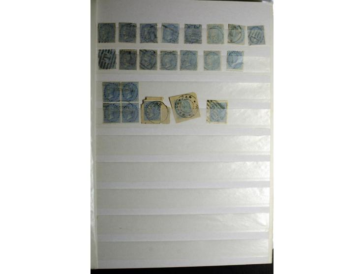 1854/1944, gestempelte (ganz wenig ungebrauchte) Sammlung mit einer Reihe von teils interessanten Briefen und Ganzsachen; dab