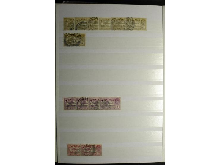 1854/1944, gestempelte (ganz wenig ungebrauchte) Sammlung mit einer Reihe von teils interessanten Briefen und Ganzsachen; dab