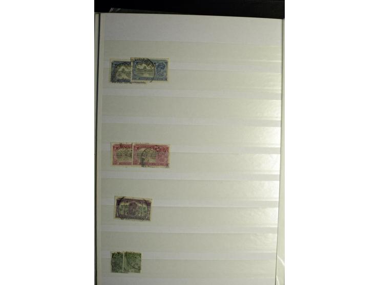 1854/1944, gestempelte (ganz wenig ungebrauchte) Sammlung mit einer Reihe von teils interessanten Briefen und Ganzsachen; dab