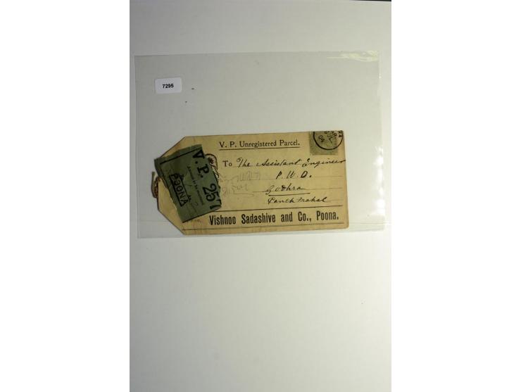 1854/1944, gestempelte (ganz wenig ungebrauchte) Sammlung mit einer Reihe von teils interessanten Briefen und Ganzsachen; dab
