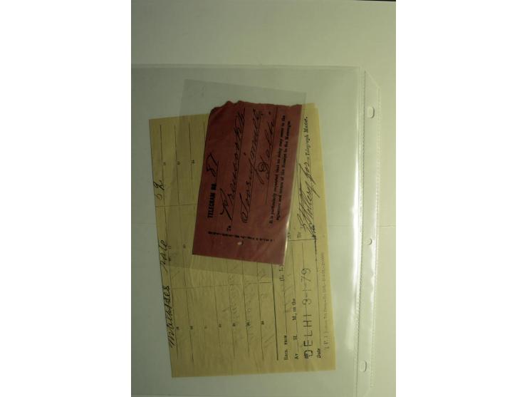 1854/1944, gestempelte (ganz wenig ungebrauchte) Sammlung mit einer Reihe von teils interessanten Briefen und Ganzsachen; dab