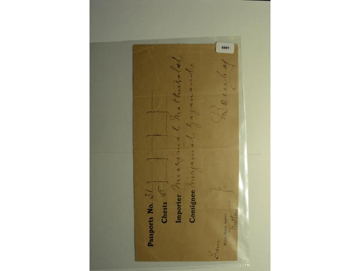 1854/1944, gestempelte (ganz wenig ungebrauchte) Sammlung mit einer Reihe von teils interessanten Briefen und Ganzsachen; dab