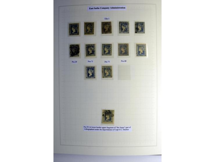 1854/1944, gestempelte (ganz wenig ungebrauchte) Sammlung mit einer Reihe von teils interessanten Briefen und Ganzsachen; dab