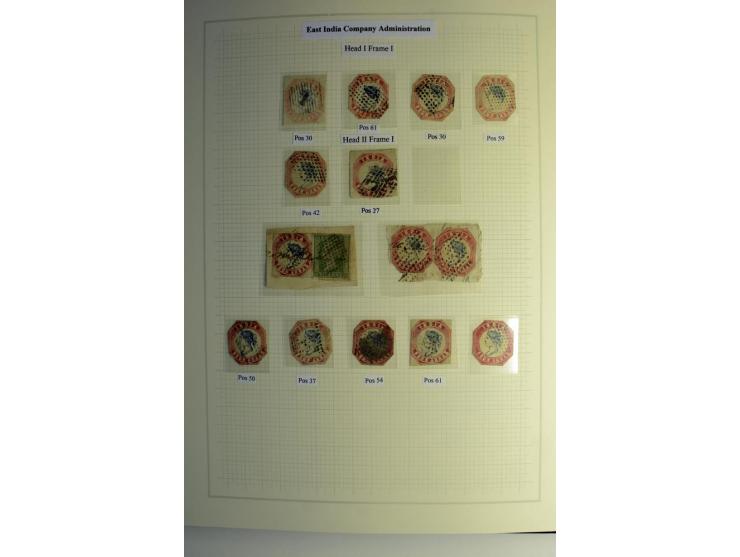 1854/1944, gestempelte (ganz wenig ungebrauchte) Sammlung mit einer Reihe von teils interessanten Briefen und Ganzsachen; dab