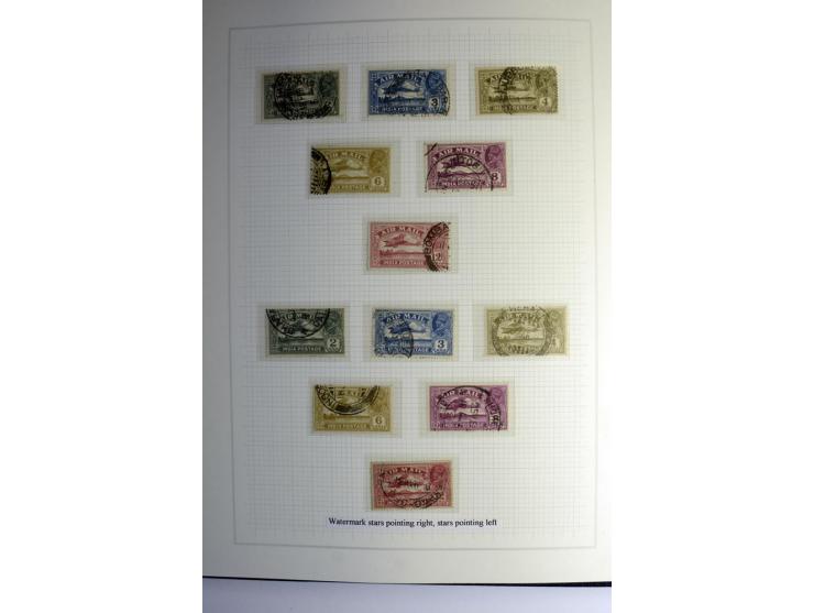 1854/1944, gestempelte (ganz wenig ungebrauchte) Sammlung mit einer Reihe von teils interessanten Briefen und Ganzsachen; dab
