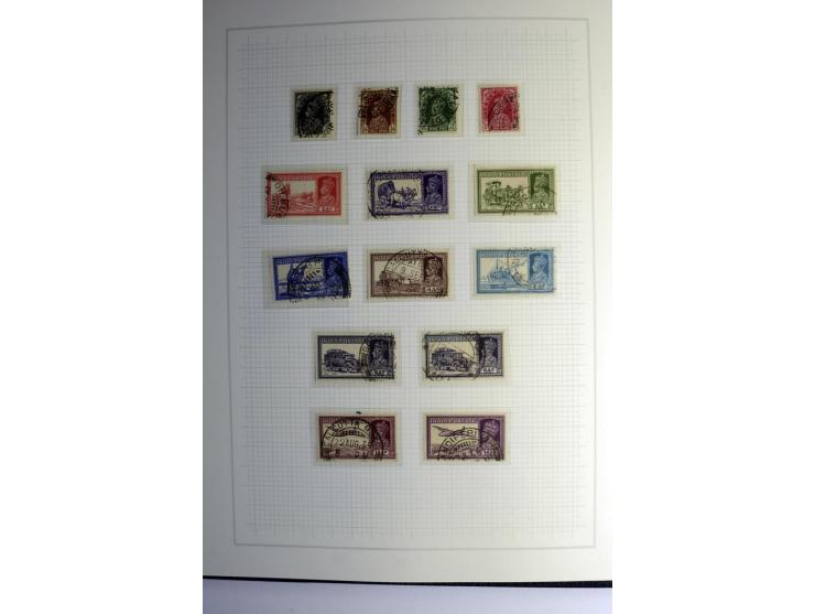 1854/1944, gestempelte (ganz wenig ungebrauchte) Sammlung mit einer Reihe von teils interessanten Briefen und Ganzsachen; dab