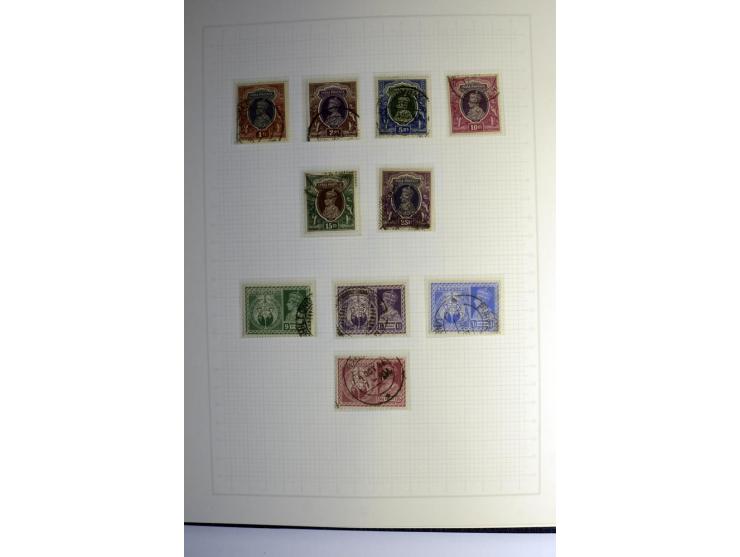 1854/1944, gestempelte (ganz wenig ungebrauchte) Sammlung mit einer Reihe von teils interessanten Briefen und Ganzsachen; dab