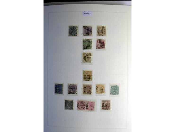 1823/80 (ca.), Stempelsammlung auf rd. 70 Briefen und zahlreichen Marken und Briefstücken, dabei viele interessante Stücke, E