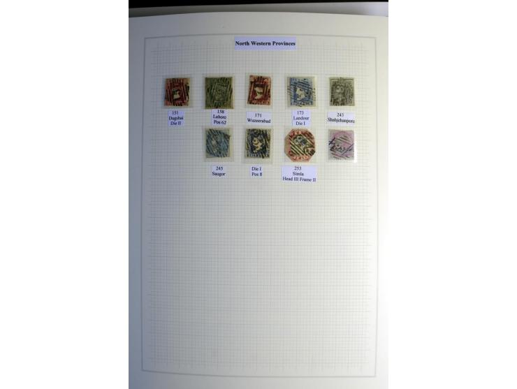 1823/80 (ca.), Stempelsammlung auf rd. 70 Briefen und zahlreichen Marken und Briefstücken, dabei viele interessante Stücke, E