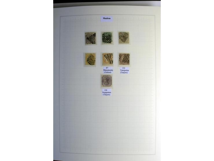 1823/80 (ca.), Stempelsammlung auf rd. 70 Briefen und zahlreichen Marken und Briefstücken, dabei viele interessante Stücke, E