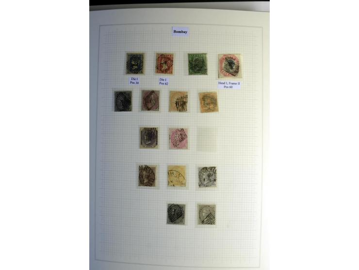 1823/80 (ca.), Stempelsammlung auf rd. 70 Briefen und zahlreichen Marken und Briefstücken, dabei viele interessante Stücke, E