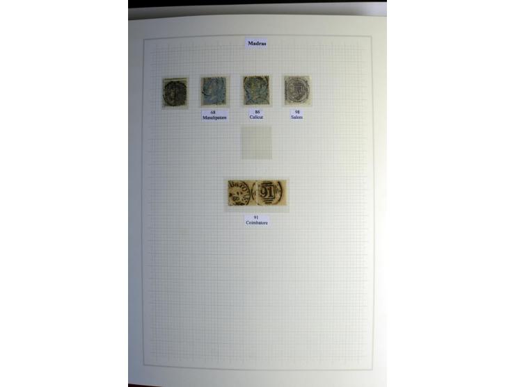 1823/80 (ca.), Stempelsammlung auf rd. 70 Briefen und zahlreichen Marken und Briefstücken, dabei viele interessante Stücke, E