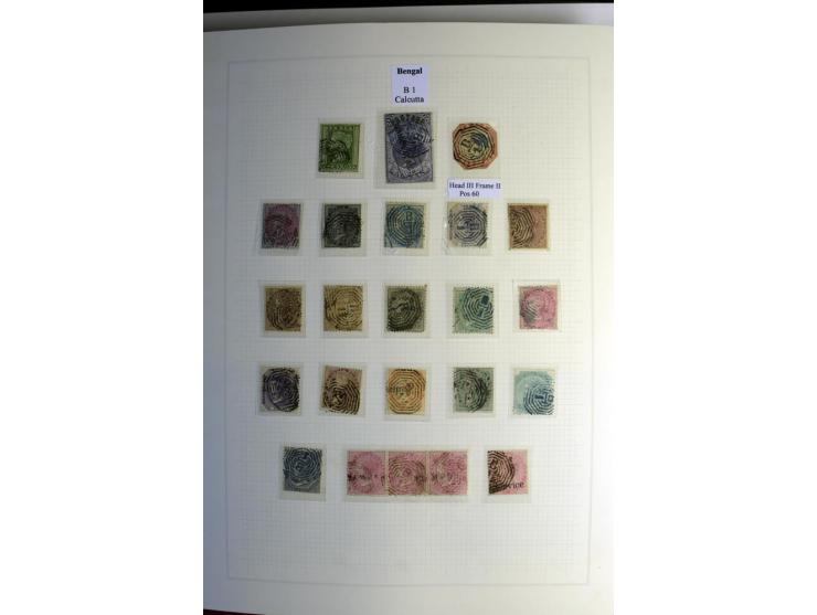 1823/80 (ca.), Stempelsammlung auf rd. 70 Briefen und zahlreichen Marken und Briefstücken, dabei viele interessante Stücke, E