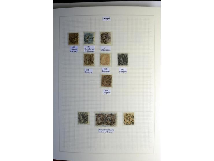1823/80 (ca.), Stempelsammlung auf rd. 70 Briefen und zahlreichen Marken und Briefstücken, dabei viele interessante Stücke, E