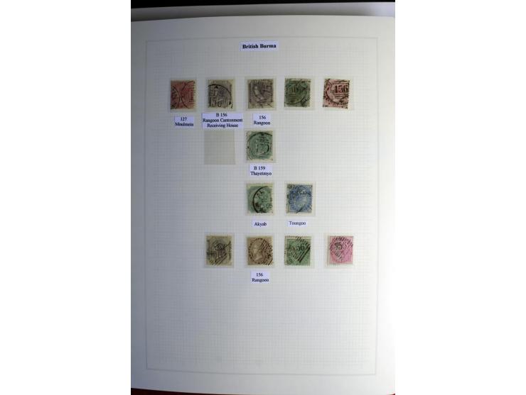 1823/80 (ca.), Stempelsammlung auf rd. 70 Briefen und zahlreichen Marken und Briefstücken, dabei viele interessante Stücke, E