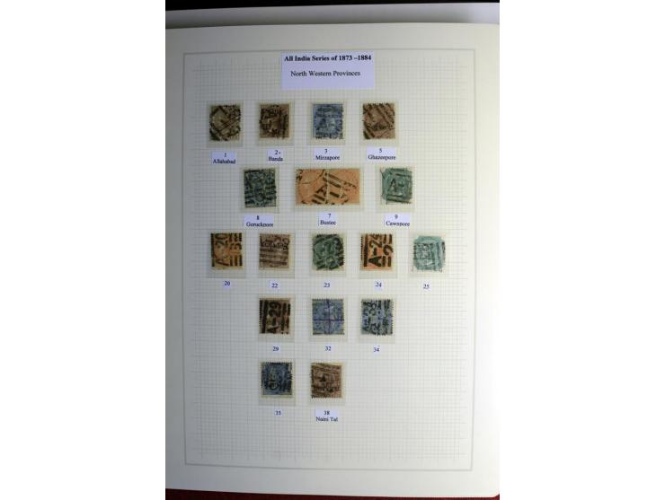 1823/80 (ca.), Stempelsammlung auf rd. 70 Briefen und zahlreichen Marken und Briefstücken, dabei viele interessante Stücke, E