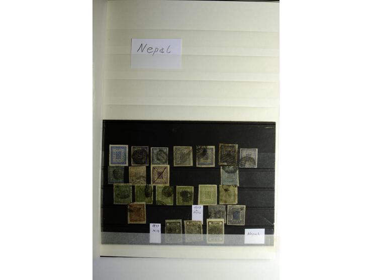 1854/1945, sehr schöne gestempelte und ungebrauchte Sammlung, dabei ein schöner Teil der Steindruckausgaben, später u.a. Mi.-