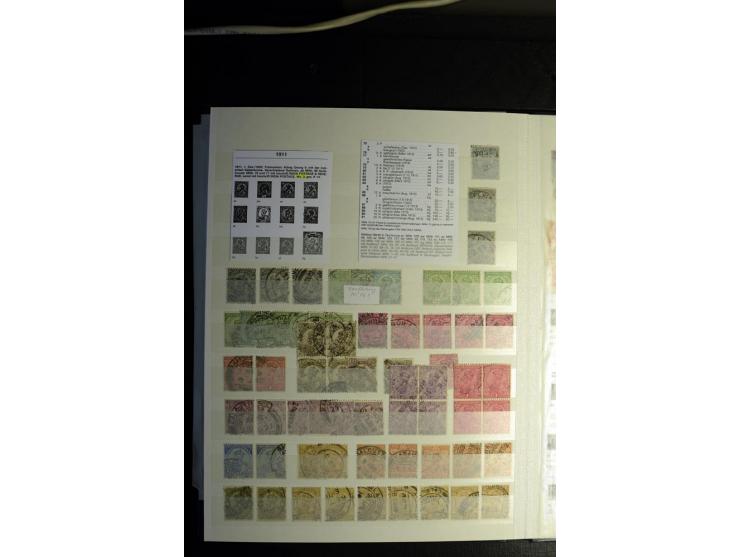 1854/1945, sehr schöne gestempelte und ungebrauchte Sammlung, dabei ein schöner Teil der Steindruckausgaben, später u.a. Mi.-