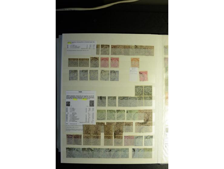 1854/1945, sehr schöne gestempelte und ungebrauchte Sammlung, dabei ein schöner Teil der Steindruckausgaben, später u.a. Mi.-