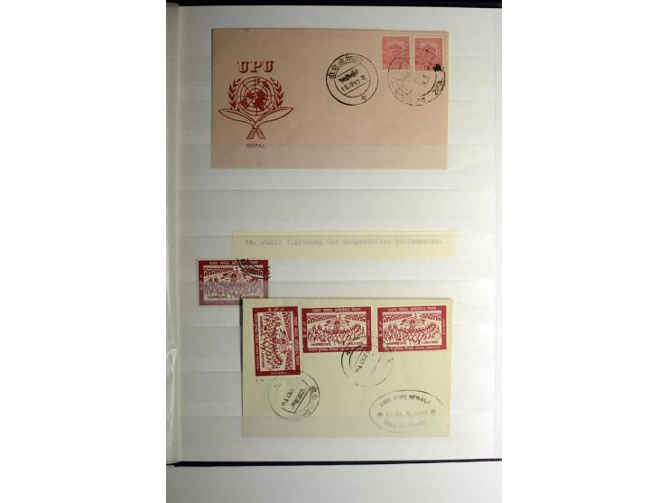 1854/1945, sehr schöne gestempelte und ungebrauchte Sammlung, dabei ein schöner Teil der Steindruckausgaben, später u.a. Mi.-