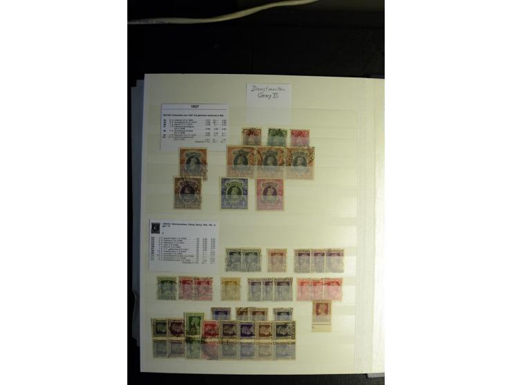 1854/1945, sehr schöne gestempelte und ungebrauchte Sammlung, dabei ein schöner Teil der Steindruckausgaben, später u.a. Mi.-
