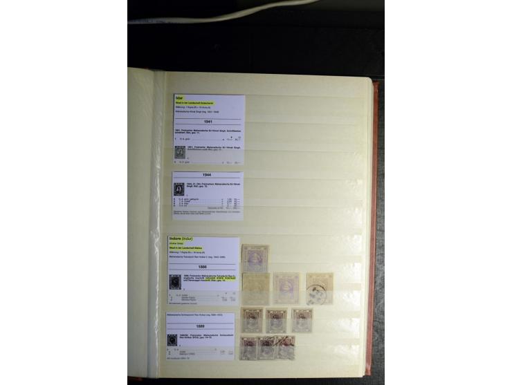 1854/1945, sehr schöne gestempelte und ungebrauchte Sammlung, dabei ein schöner Teil der Steindruckausgaben, später u.a. Mi.-