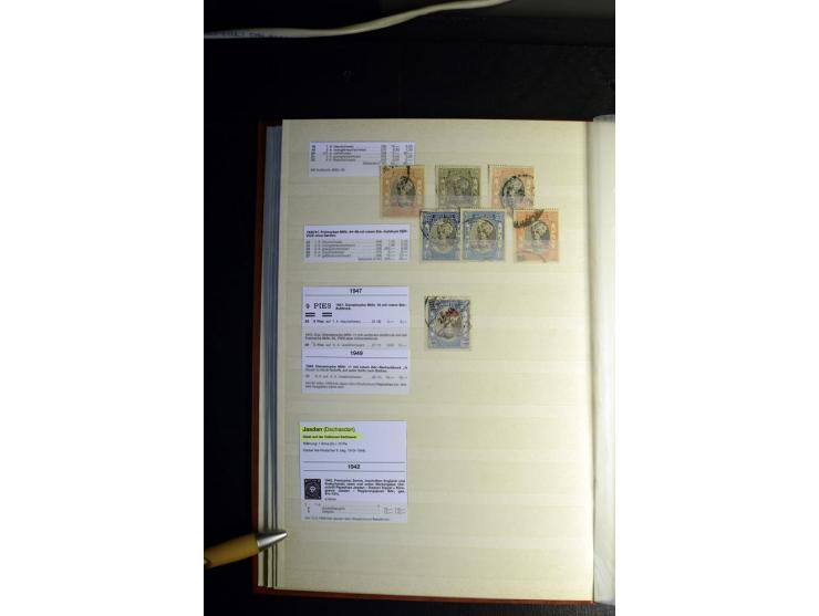 1854/1945, sehr schöne gestempelte und ungebrauchte Sammlung, dabei ein schöner Teil der Steindruckausgaben, später u.a. Mi.-